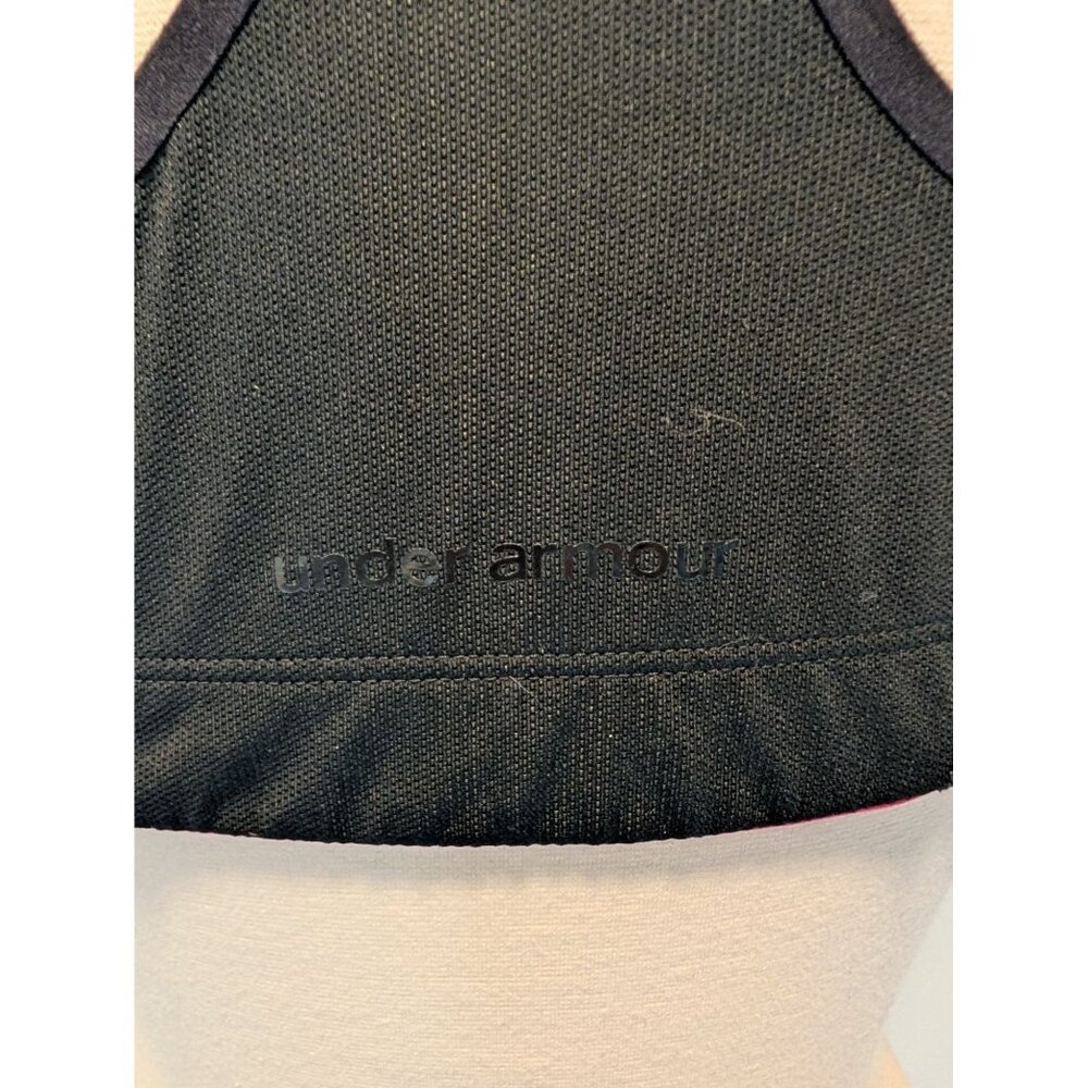 Under Armour 38c Solid Black Racerback Sports Bra… - image 3